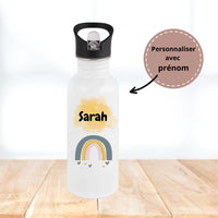 Gourde Personnalisable en Inox - 500 ml - Arc-en-ciel-letzhug