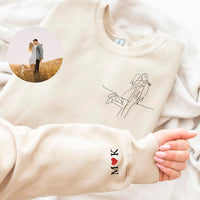 Pull avec portrait personnalisé