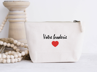 Trousse personnalisée avec votre texte