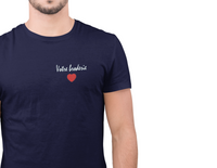 T-shirt homme personnalisé brodé blue