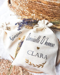 Pochon kit Demoiselle d'honneur personnalisé, EVJF , Kit Témoin