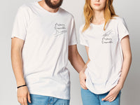 Duo de T-shirts personnalisé unisexe