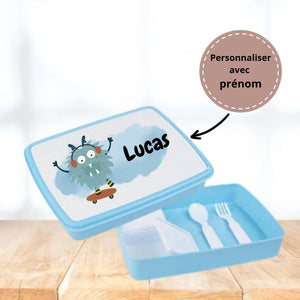 Boîte Repas Enfant Personnalisée - Monster