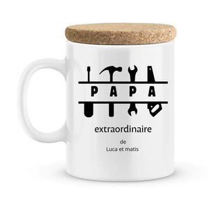 Tasse Personnalisée pour le Papa Extraordinaire, Bricoleur