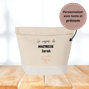 Sac Isothermique Personnalisé – Cadeau pour Maîtresse et Nounou