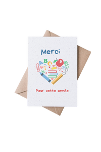 Carte à planter cœur 