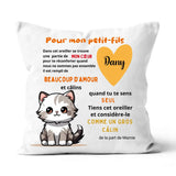 Coussin personnalisé enfant – Prénom & animal au choix Dreamship