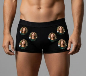 Boxer Homme avec Photo Personnalisée