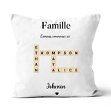 Coussin famille  Scrabble Dreamship