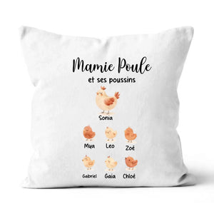 Coussin Mamie Poule