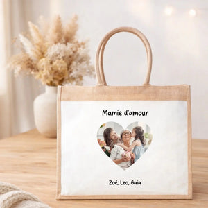 Sac Cabas Photo Cœur