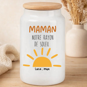 Pot à Biscuits Maman Rayon de Soleil
