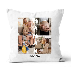 Coussin Maman Collage Photo