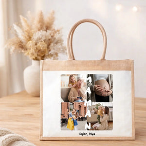 Sac Cabas Maman Collage Photo
