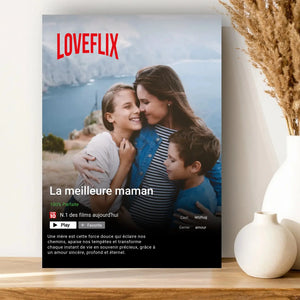 Poster Personnalisé LOVEFLIX — Style Netflix