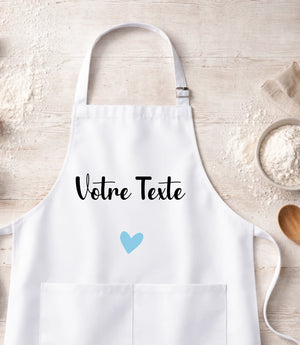 Tablier personnalisé avec votre texte
