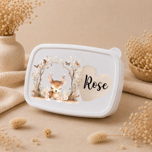 Boîte à goûter Enfant Personnalisé- Animaux boho