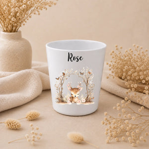 Gobelet personnalisé avec prénom -Animaux Boho