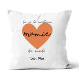 coussin personnalisé Meilleure Mamie