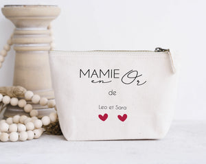 Trousse Personnalisée Mamie en Or