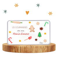 boite personnalisés pour mamie pour la pâtissier letzhug 