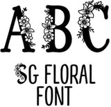 Tote Bag Femme Lettre Florale Personnalisé en coton, Sac toile Cabas, Sac fourre-tout, tote bag cadeau femme, , cadeau femme,