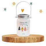 LANTERNE NOËL PERSONNALISÉE sapin - photophore Noël personnalisé - bougeoir noël- décoration noël personnalisée- cadeau noël maitresse
