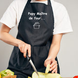 TABLIER PESONALISÉ papy maître de four   , Tablier Cuisine Personnalisé, Cadeau Cuisine Personnalisé pour homme , cadeau pour tonton, Papy