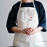 tablier  MAMIE D'AMOUR , avec prénoms enfant , Tablier Cuisine Personnalisé, Cadeau Cuisine Personnalisé pour Mamie, fête des grands mères