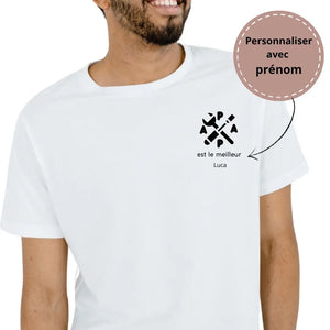 T-Shirt Papa Bricoleur Personnalisé
