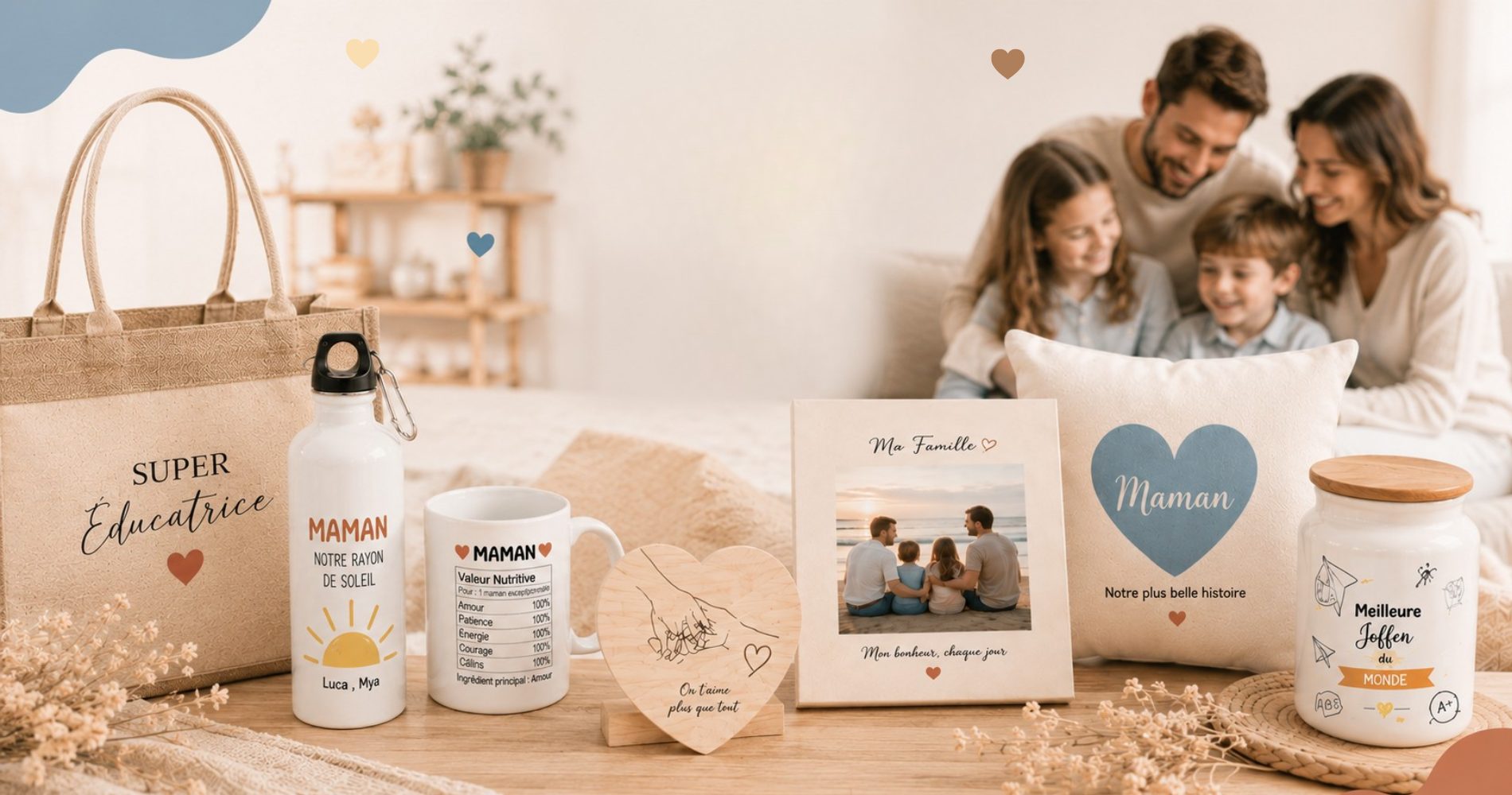 Cadeaux personnalisés faits main au Luxembourg - mugs, gourdes et sacs gravés