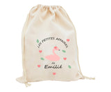 Grande Pochette cygne / Sac personnalisé avec prénom