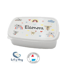 Boîte à goûter Koala personnalisée
