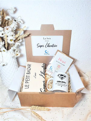 Coffret Box «Super Éducatrice» – Cadeau Éducatrice, Joffer, Maîtresse